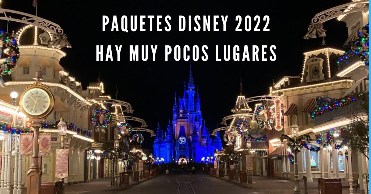 Fracaso Suponer Orgullo Paquetes Disney 2022 - Hay pocos lugares, reserva ya.